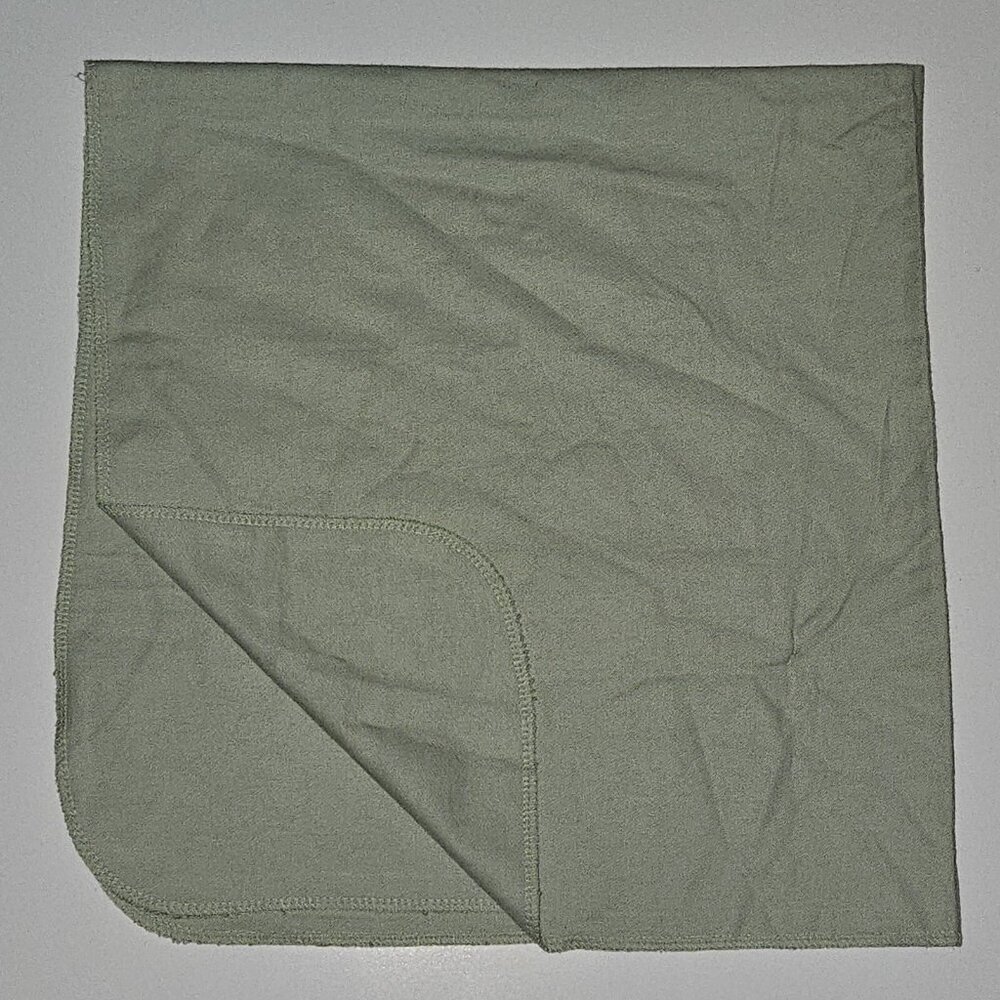 Parent's Choice Solid Green Receiving Blanket Cotton Never Used READ